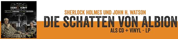 Sherlock Holmes & John H. Watson mit Sky Du Mont und Hans Peter Korff Sherlock Holmes & John H. Watson mit Sky Du Mont und Hans Peter Korff