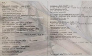 Meisterwerke des Französischen Barock 2 CD Box
