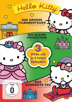 Hello Kitty - 3 DVD Box - Filmabenteuer / Prinzessin / Schönster Tag