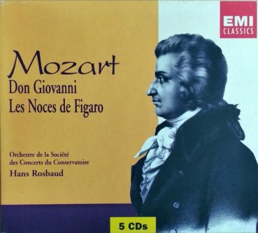 Wolfgang Amadeus Mozart Don Giovanni + Les Noces de Figaro 5 CD Box