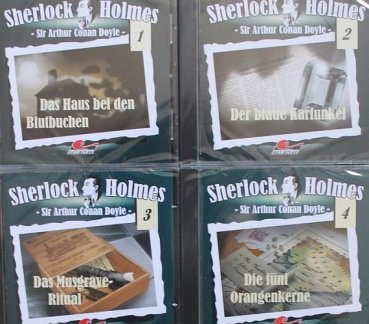 Sherlock Holmes 4x Einzel-CD aus 1-49