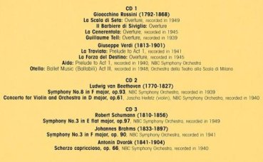 Arturo Toscanini Portrait - 3 CD