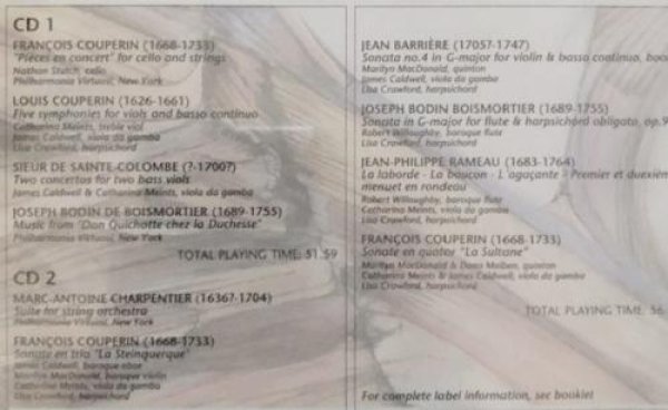 Meisterwerke des Französischen Barock 2 CD Box