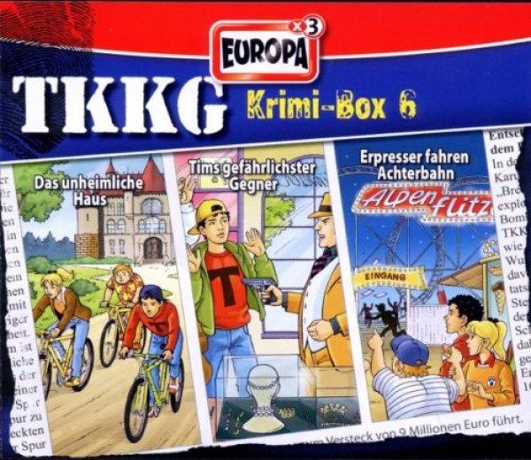 TKKG Krimi-Box 6 - 3 CD Hörspiele