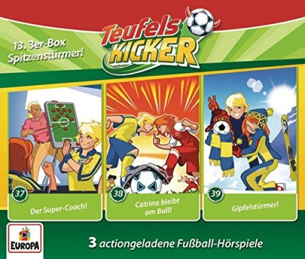 Teufelskicker - 13. Dreierbox Spitzenstürmer! - 3 CD Hörspiele