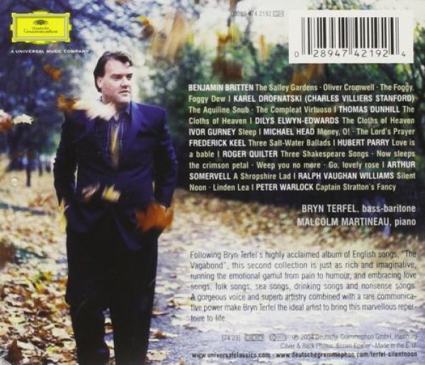 Silent Noon Bryn Terfel CD