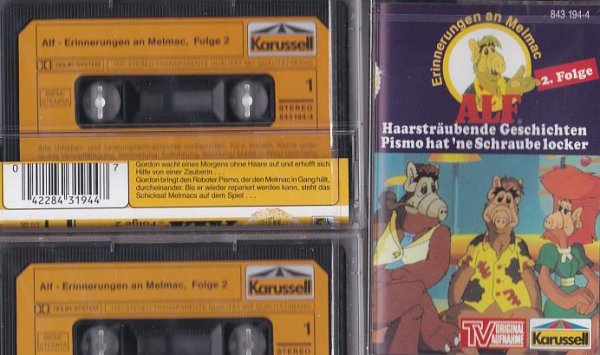 MC Alf Erinnerungen an Melmac 2 - Original Hörspiel zur TV-Serie Karussell