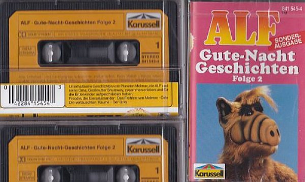 MC Alf Sonderausgabe Gute-Nacht Geschichten 2 Hörspiele zur TV-Serie Karussell