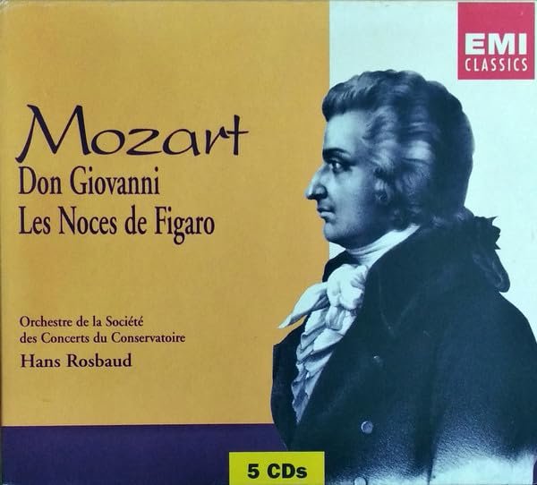 Wolfgang Amadeus Mozart Don Giovanni + Les Noces de Figaro 5 CD Box