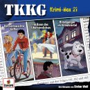TKKG Krimi-Box 21 - 3 CD Hörspiel vertauschte Koffer, Bann Übersinnlichen, Blindgänger